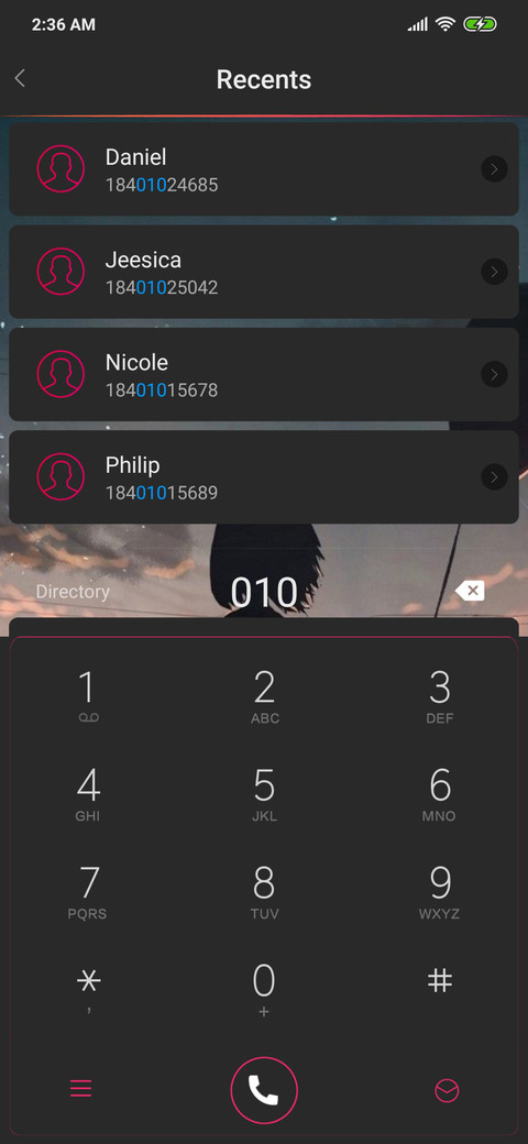 Pensiero screenshot
