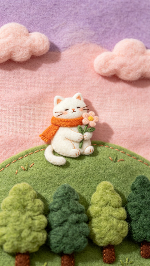 陪小猫躲进毛毡世界 screenshot