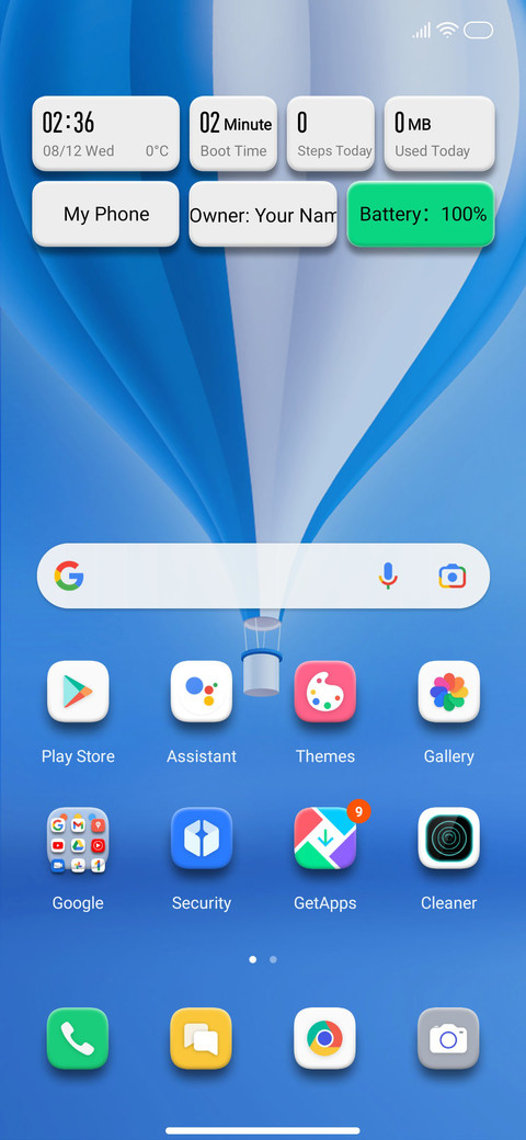 Pure 3D OS screenshot