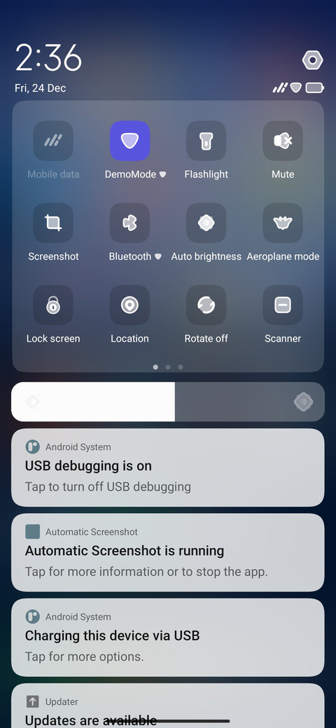Animation UI screenshot