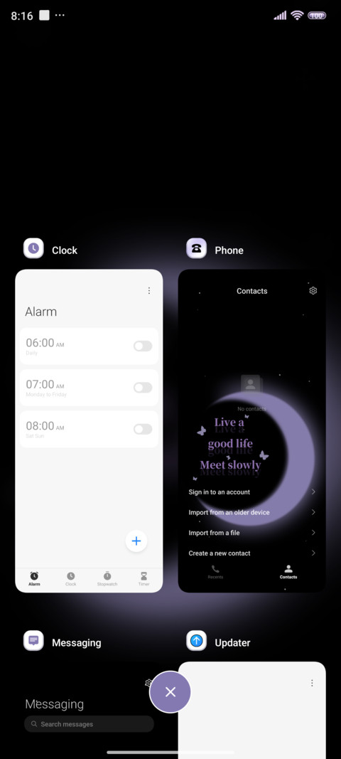 Moonlight Purple screenshot