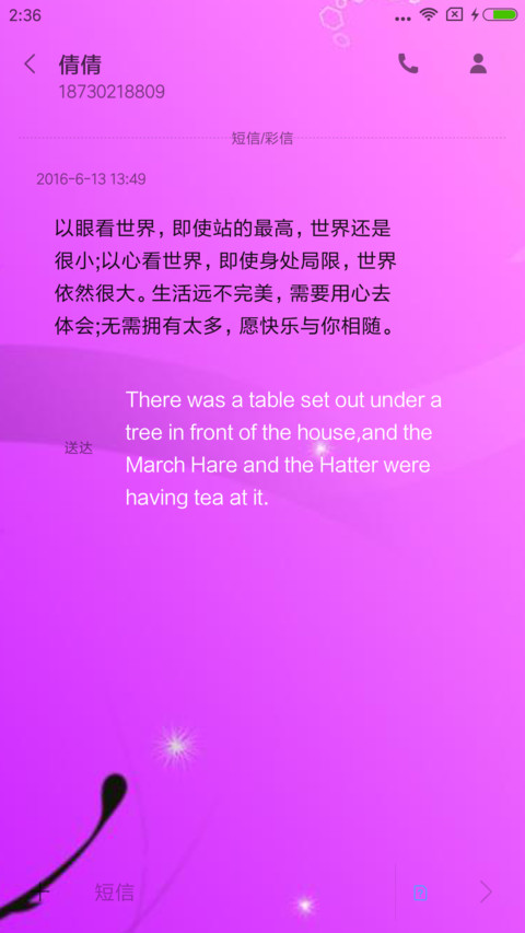 清新淡紫 screenshot