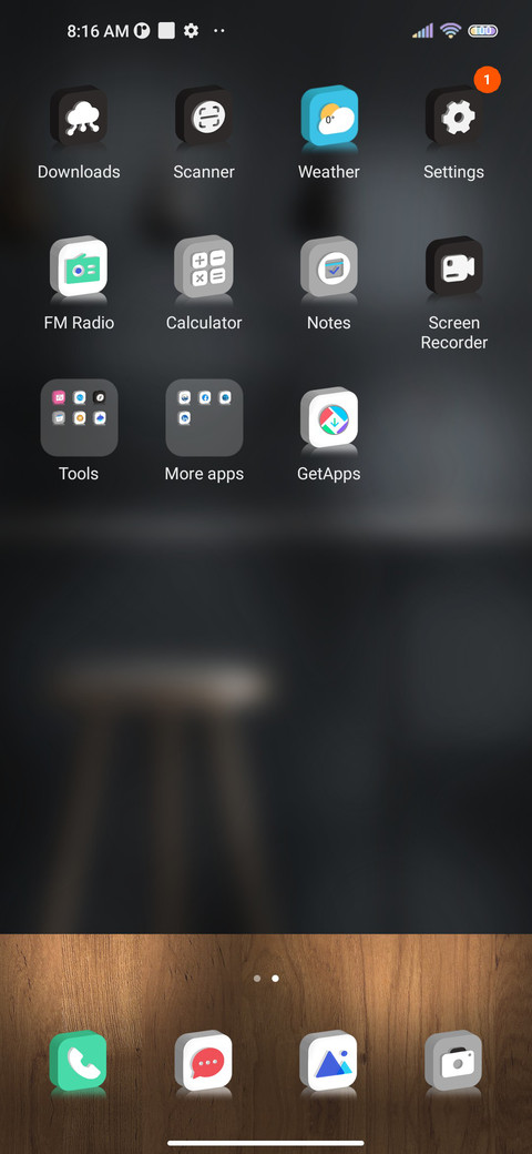 Stereo icon screenshot
