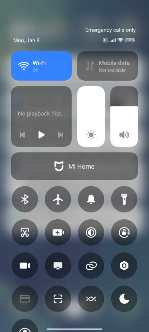 abstract white screenshot