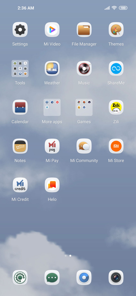 Weather diary screenshot