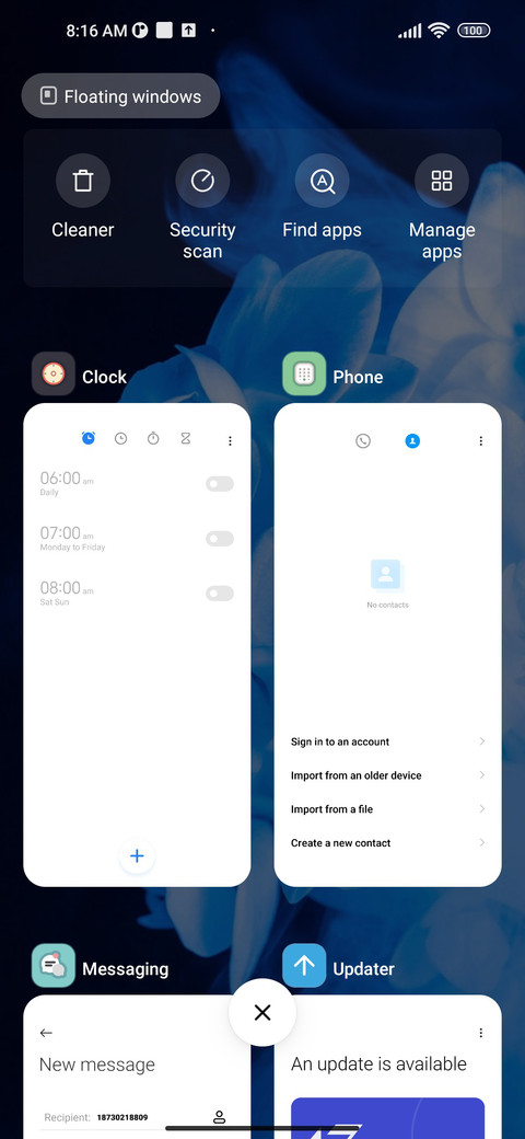 Blue Hair screenshot
