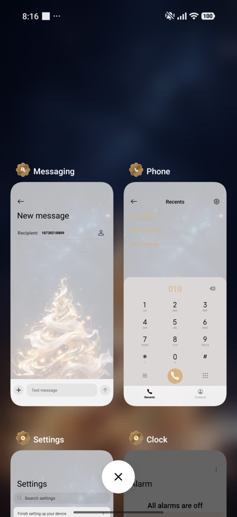 Golden Christmas screenshot