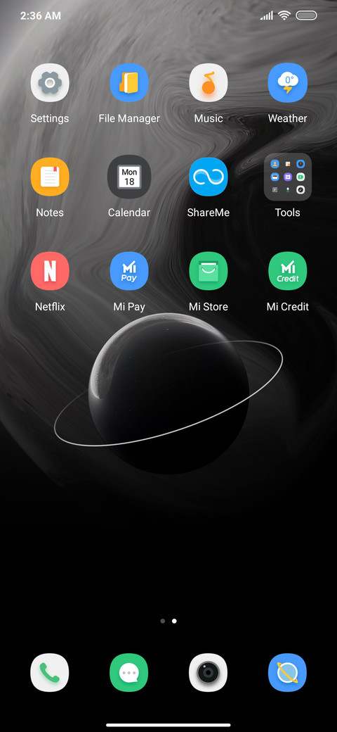 Triple space screenshot