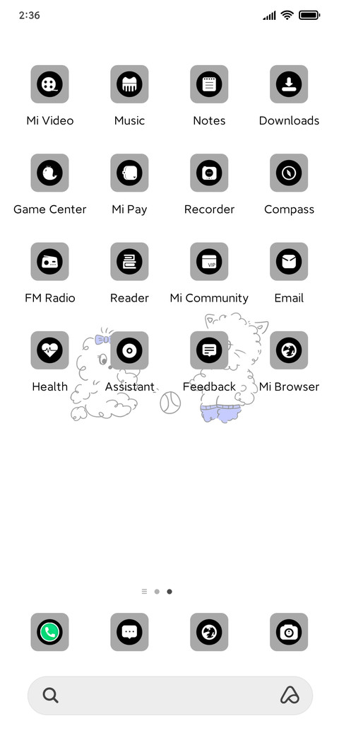 Simple lines screenshot