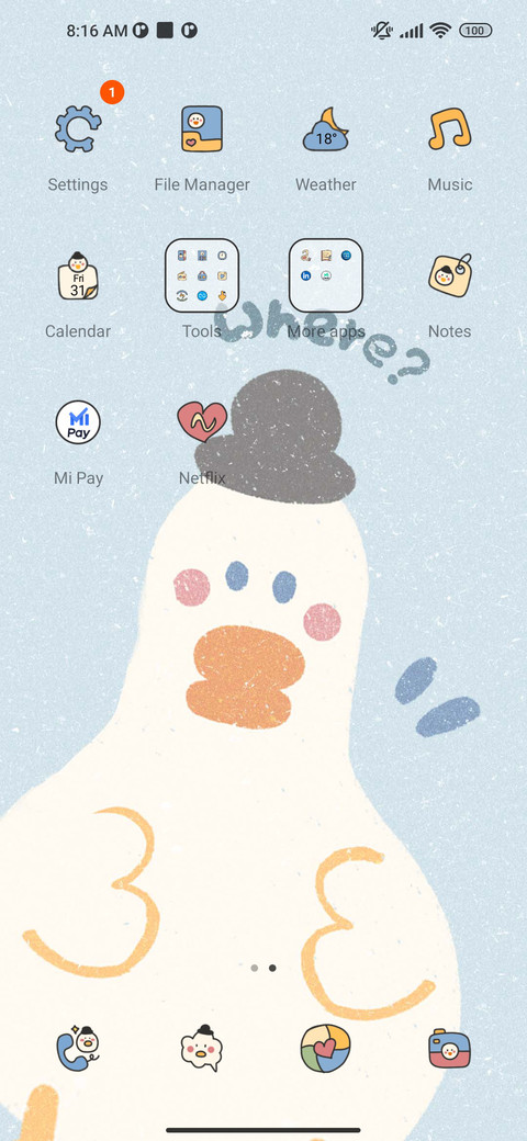 I'm a cute duck screenshot