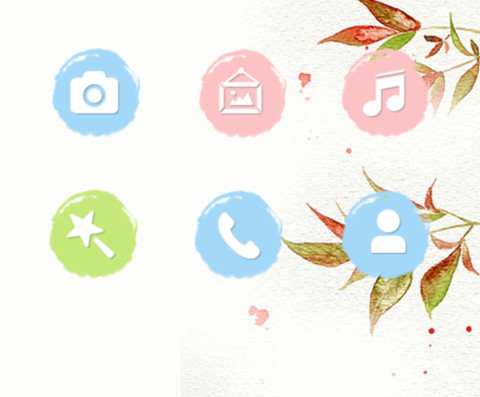  V8+萌星球 花花姑娘之一花盛开一世界（多壁纸+音乐界面） screenshot