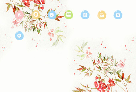  V8+萌星球 花花姑娘之一花盛开一世界（多壁纸+音乐界面） screenshot