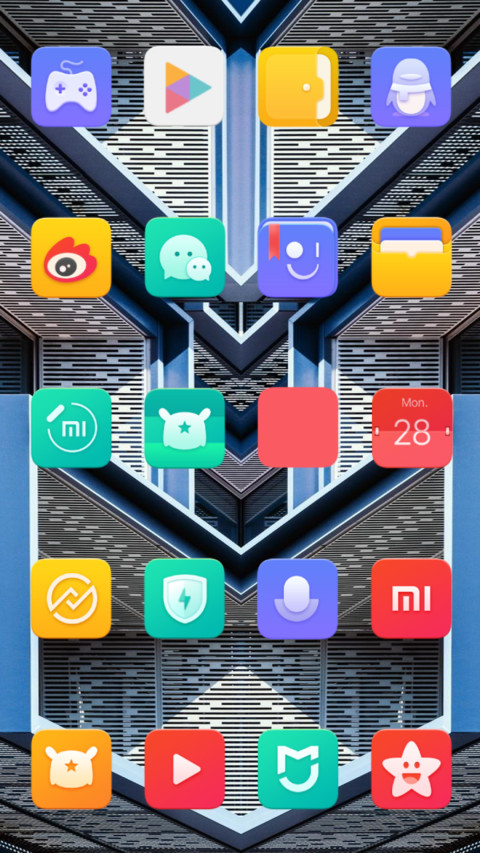 Rain falling screenshot