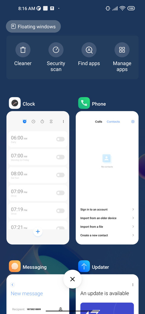 Spectrum UI V13 screenshot