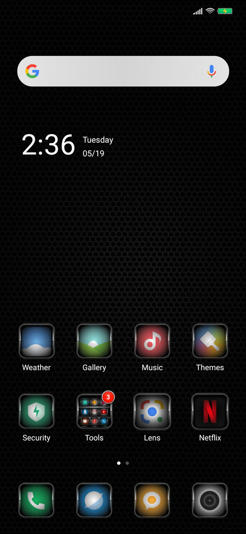 Grey Theme screenshot