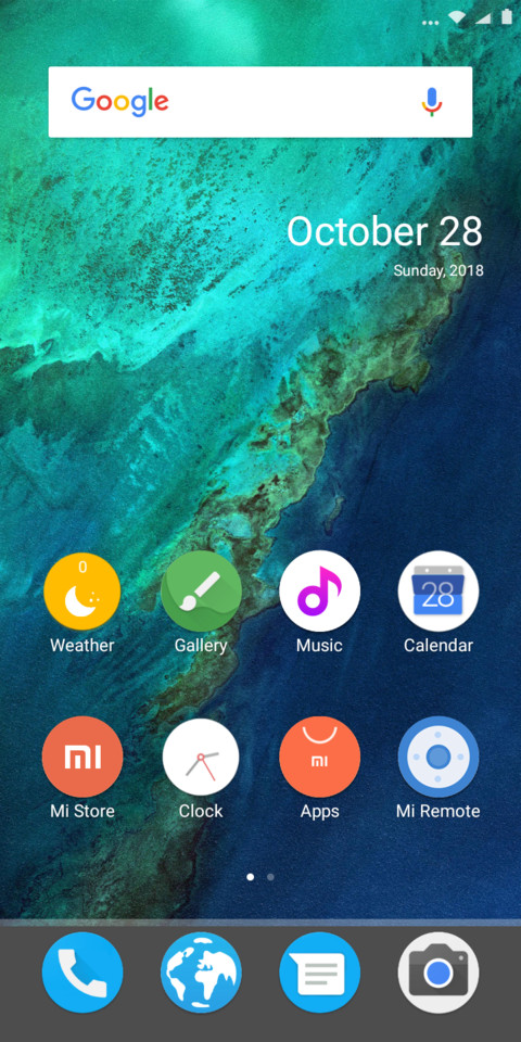 Google Pixel2xl screenshot