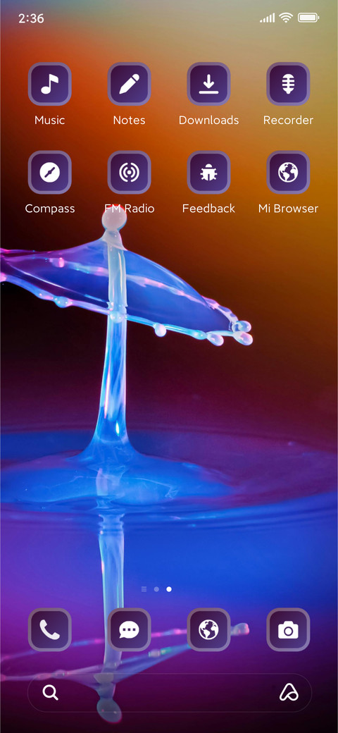 Droplets screenshot