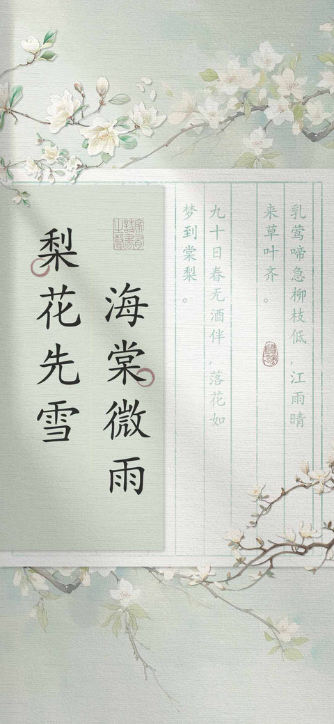 海棠微雨梨花先雪 screenshot