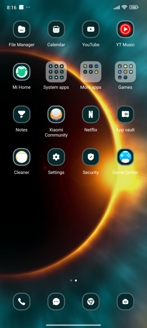 Eclipse screenshot