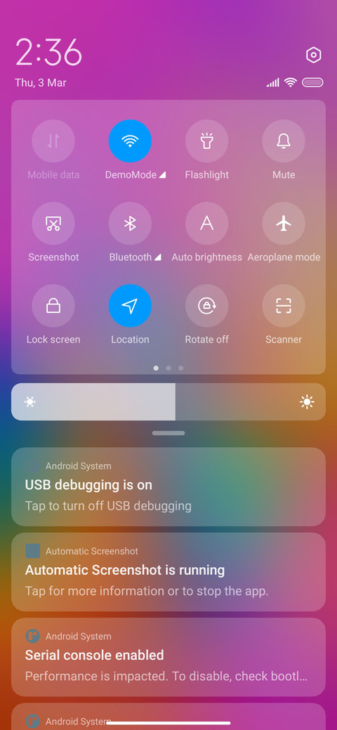 Colorful wave BG screenshot