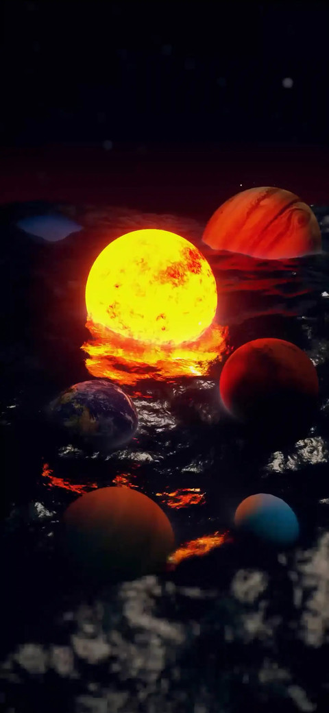 Submerged galaxy screenshot