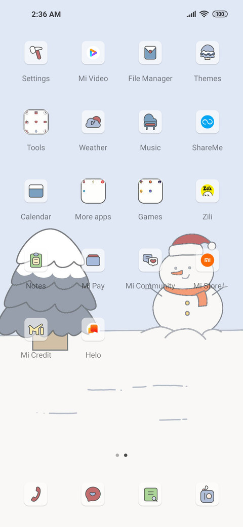 Healing the snow screenshot