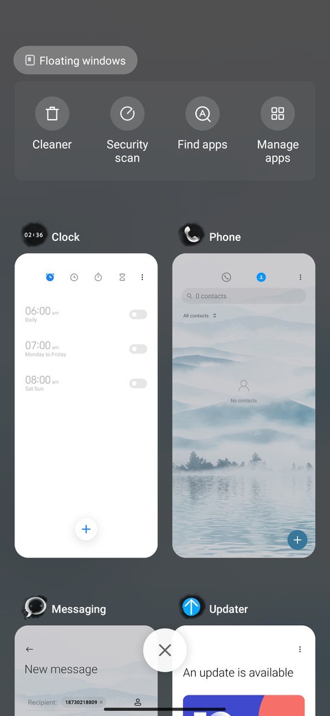 Cloud and mountain screenshot
