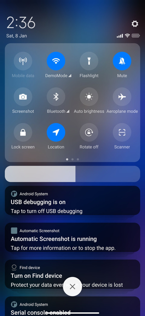 BLUE MOD screenshot