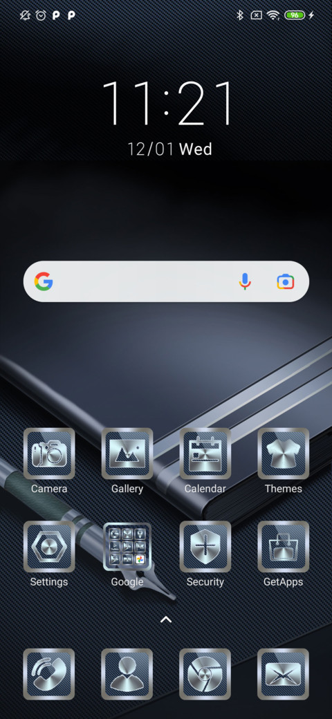 Blue metal screenshot