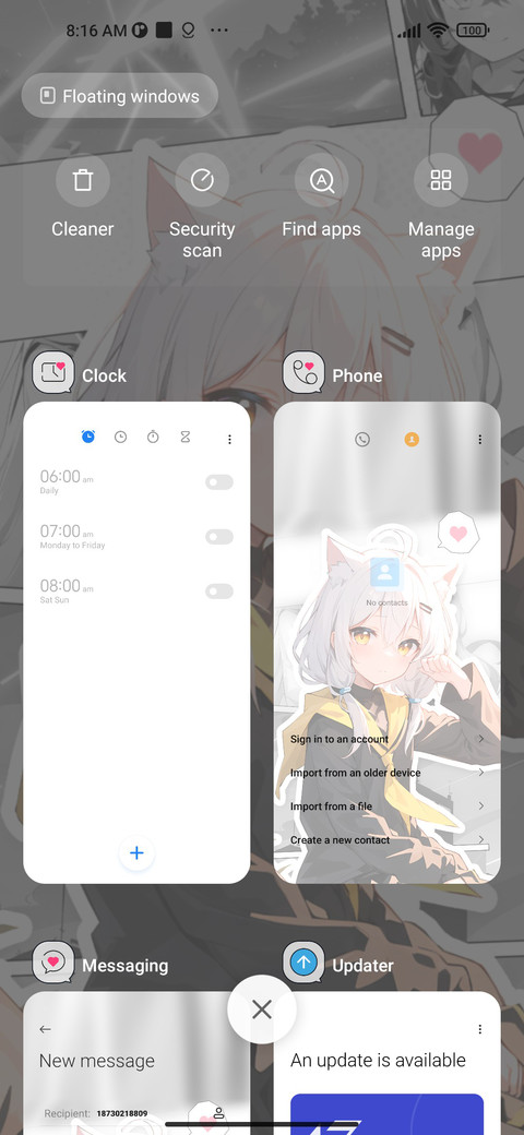 Comic Cute Girl screenshot