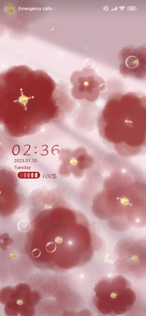 Romantic camellia screenshot