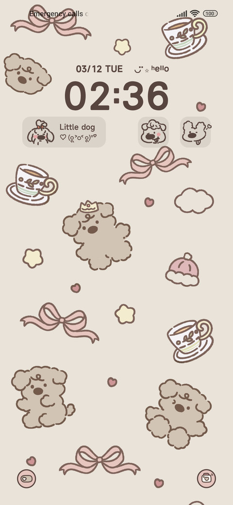 Curly Haired Dog screenshot