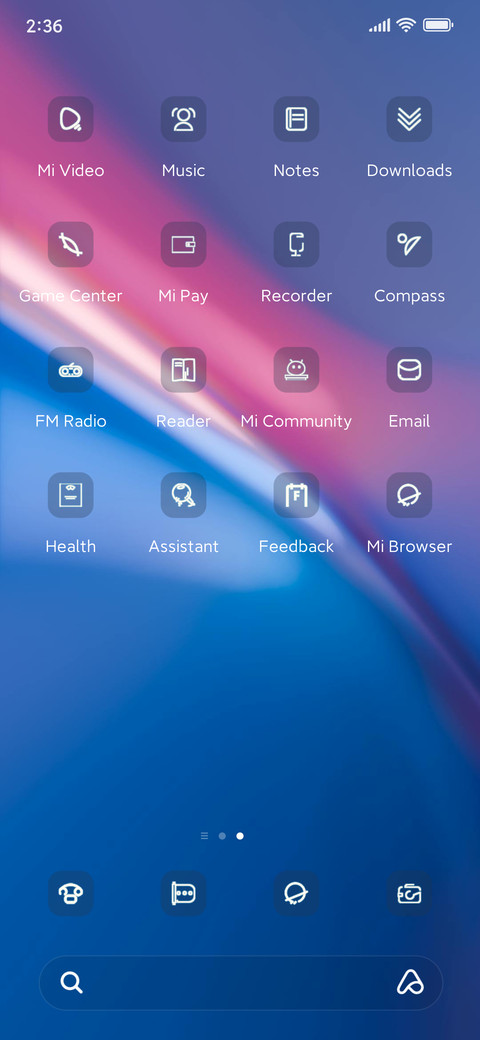 bleufall screenshot