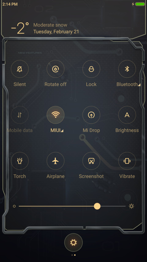 Conected screenshot