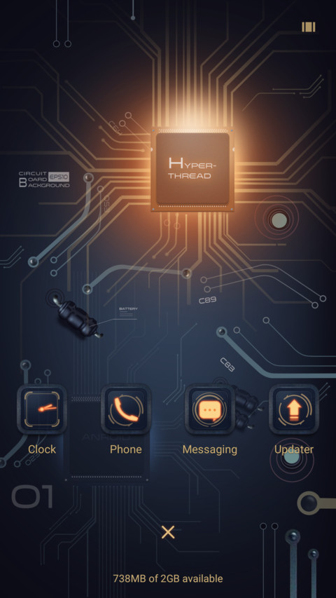 Conected screenshot