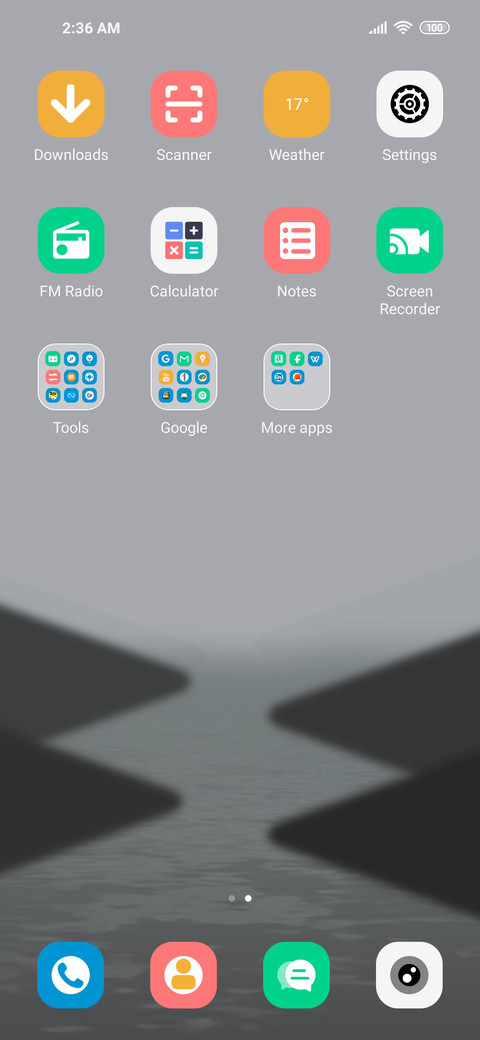 Gray Landscape screenshot