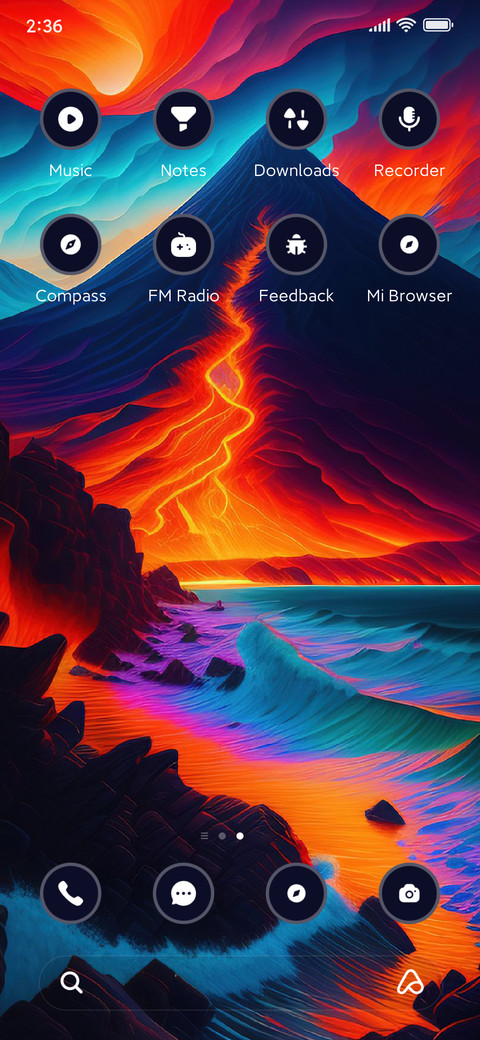 Colorful Volcano screenshot