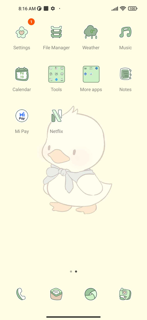 Cute duck screenshot