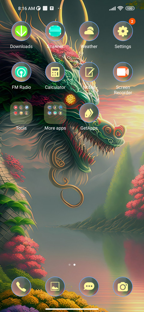 dragon green screenshot