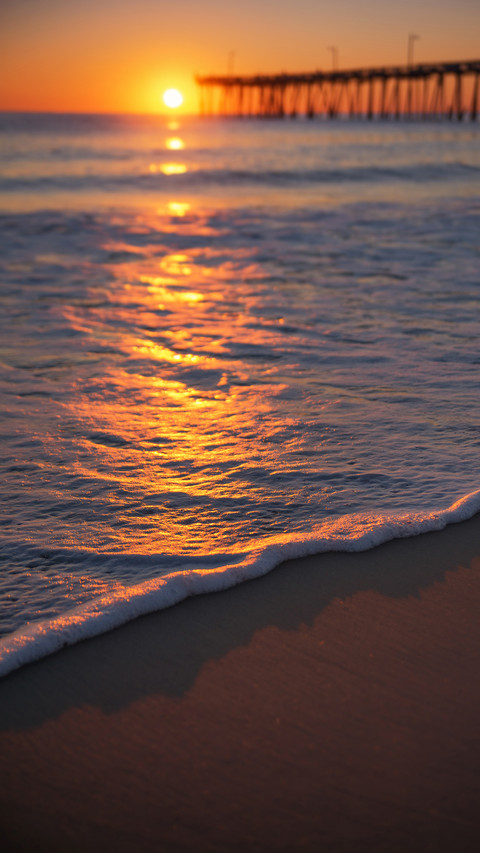 Sea foam sunrise screenshot