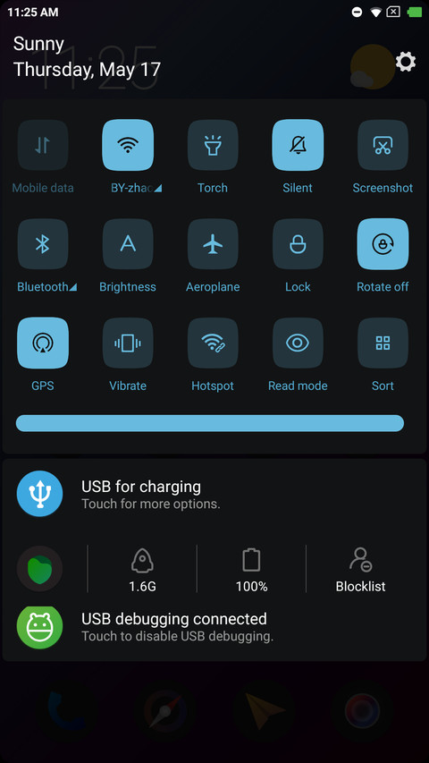 IUI DARK TT screenshot