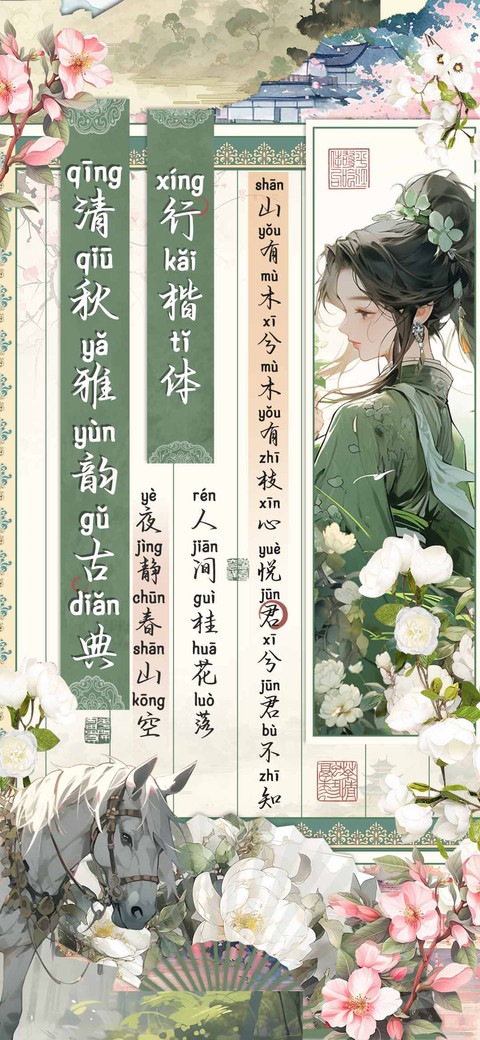 清秋雅韵古典行楷体 screenshot