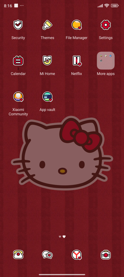 Kitty plaid cutie screenshot