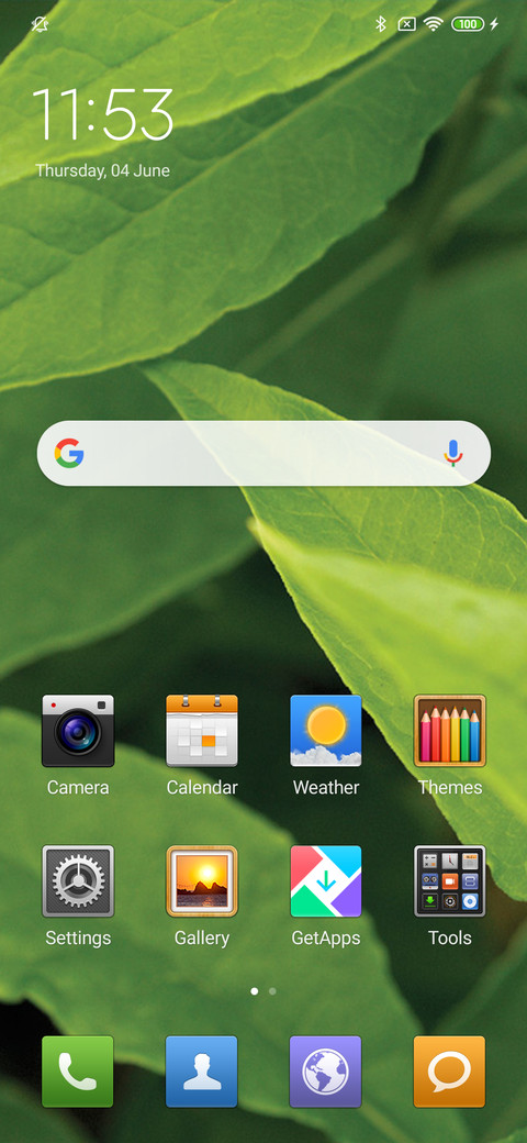 MIUI V4 screenshot