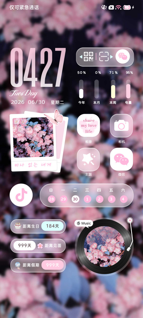 氛围 四时海棠雨 screenshot