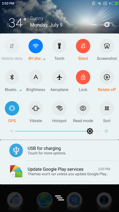 Xperia screenshot