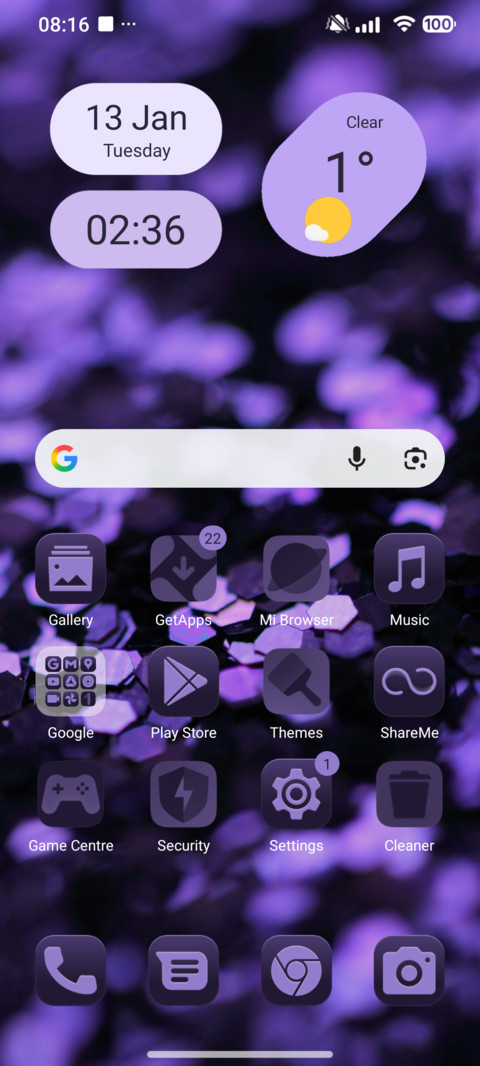 Pure Purple screenshot