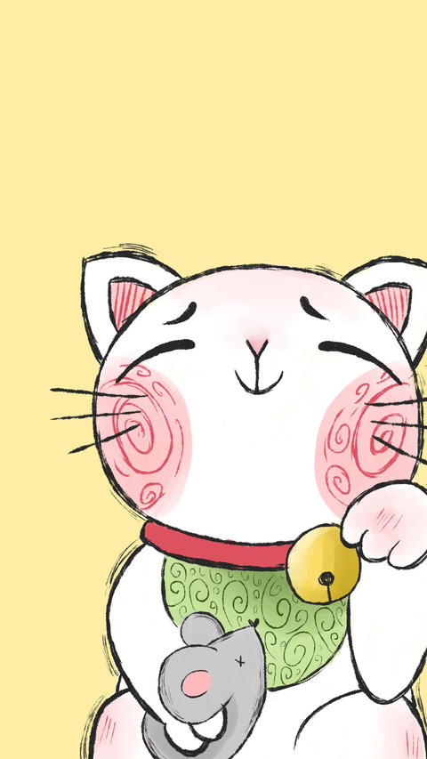 Q版招财猫 screenshot