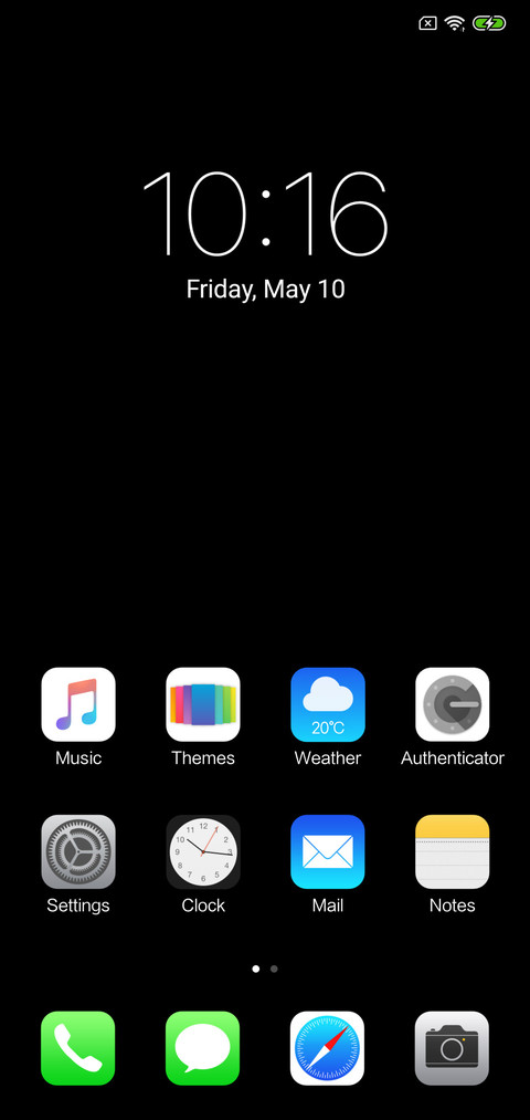 Real iOS 10.2 screenshot