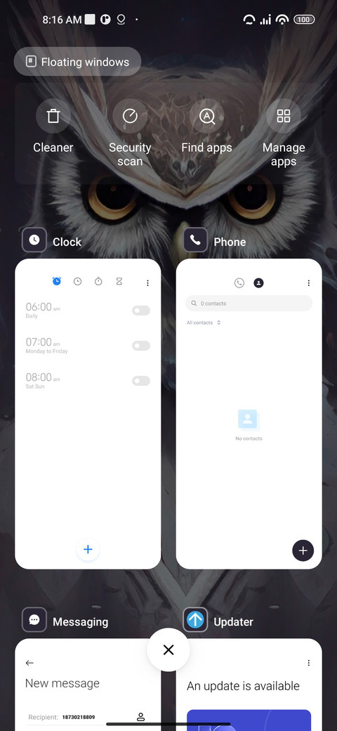 Owl screenshot